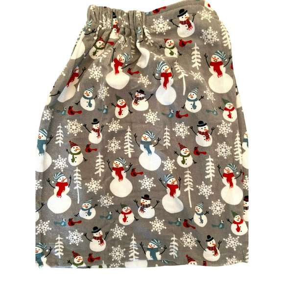 NWOT HOLIDAY SHOWER WRAP Snowman Shower WRAP ONE-SIZE FITS ALL - Picture 2 of 6